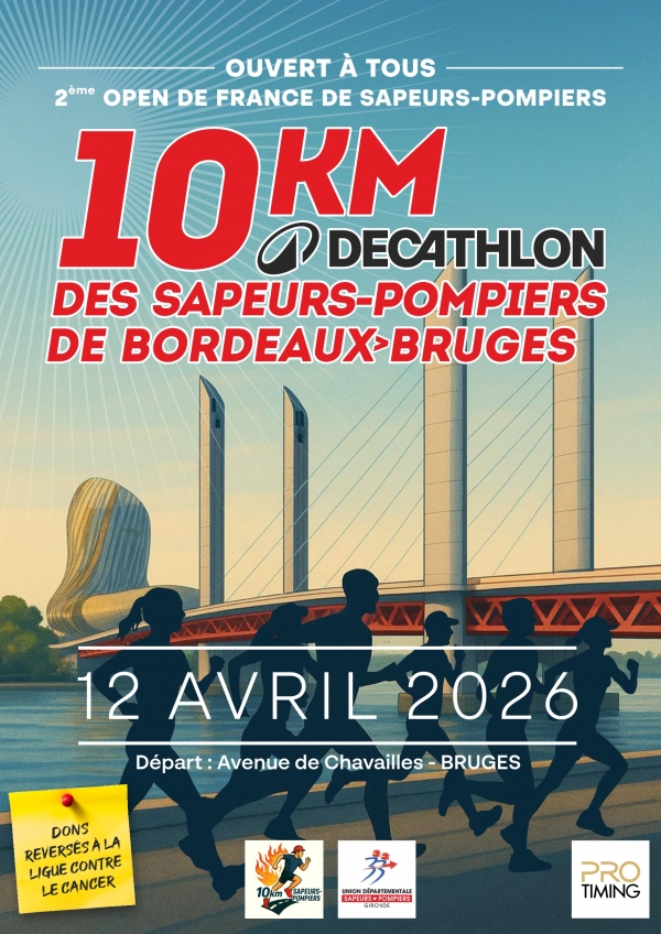 10km des Sapeurs Pompiers Bordeaux-Bruges