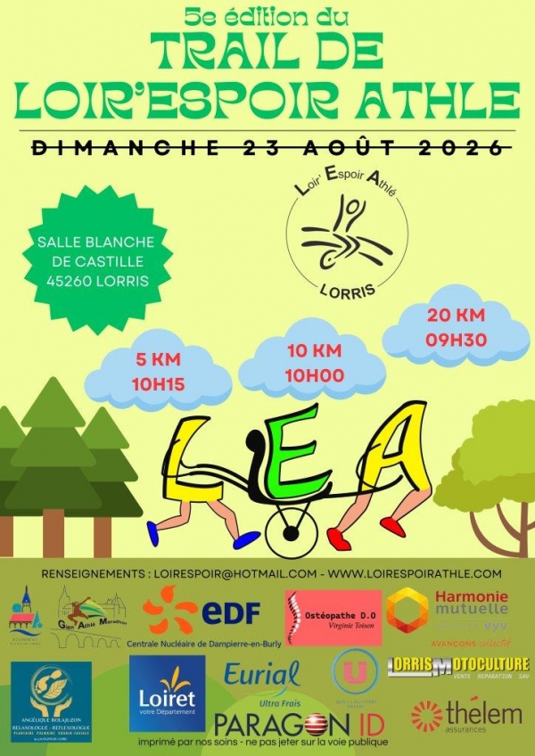 Trail de Loir'Espoir Athlé