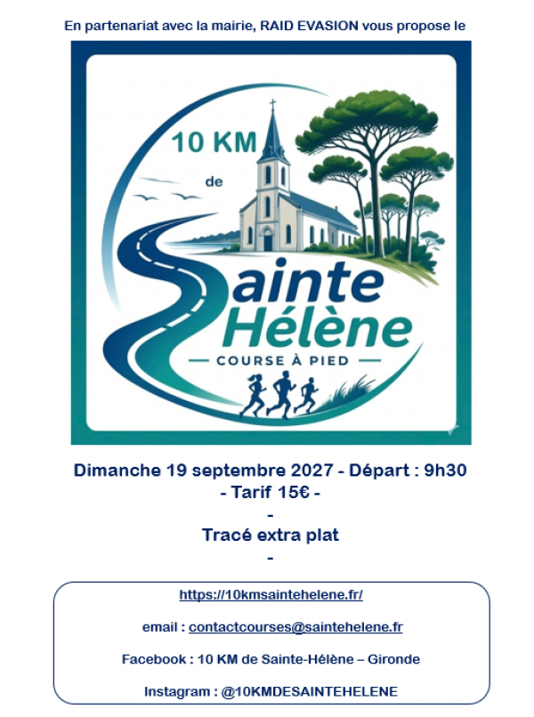 10 KM de Sainte-Hélène